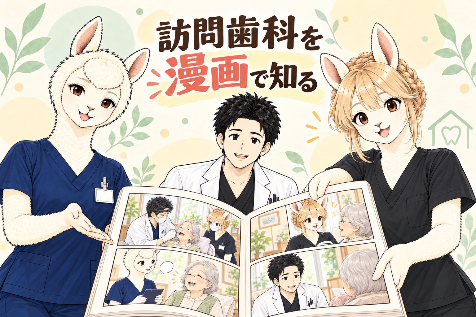 訪問歯科を漫画で知る